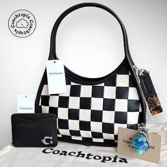 🚫SOLD🚫 Coachtopia Ergo Upcrafted Set: Shoulder Bag, Card Case, ‘Shroom Charm - Picture 17 of 17